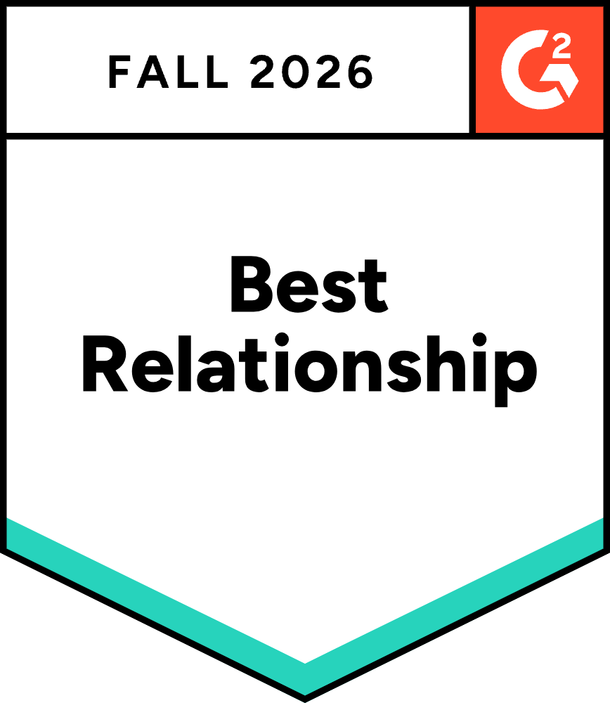 G2 Best Relationship, Fall 2026